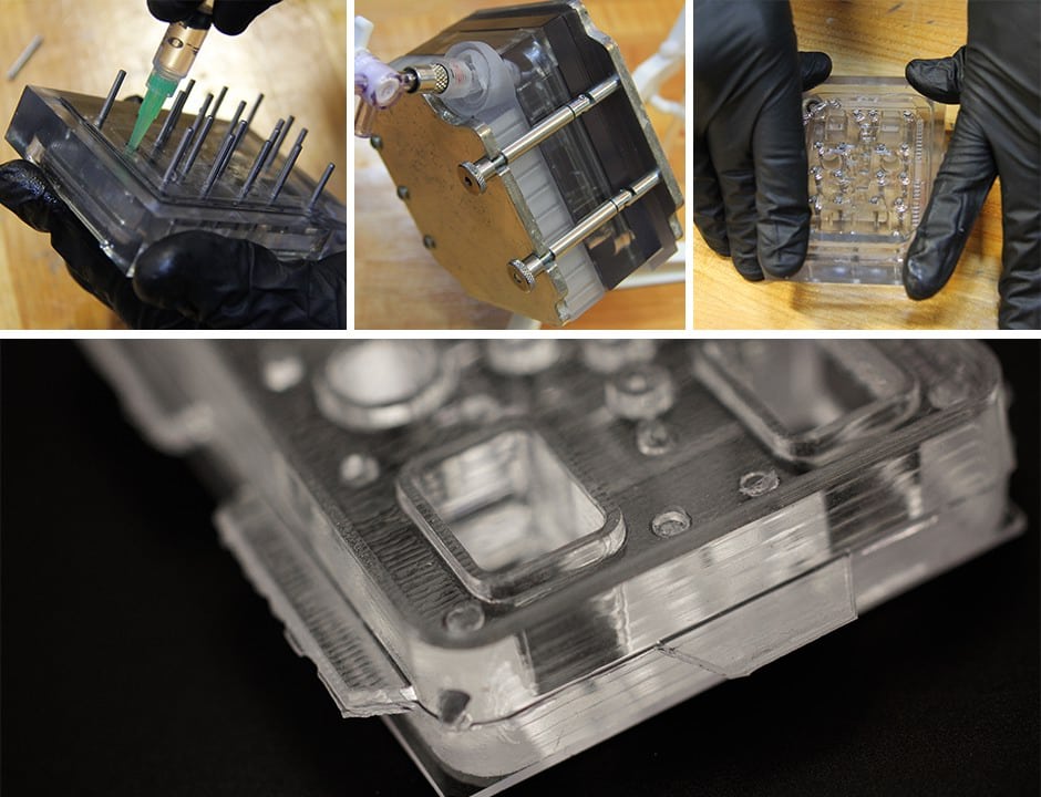 Reaction Injection Molding D Printing Fathom With Silicone