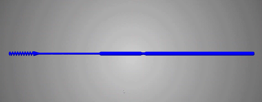 Swab FEA ANSYS Discovery Live GIF