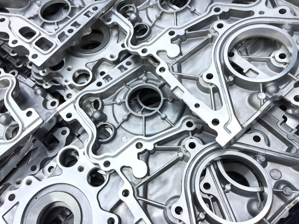 Pattern of aluminum automotive parts cover crank case